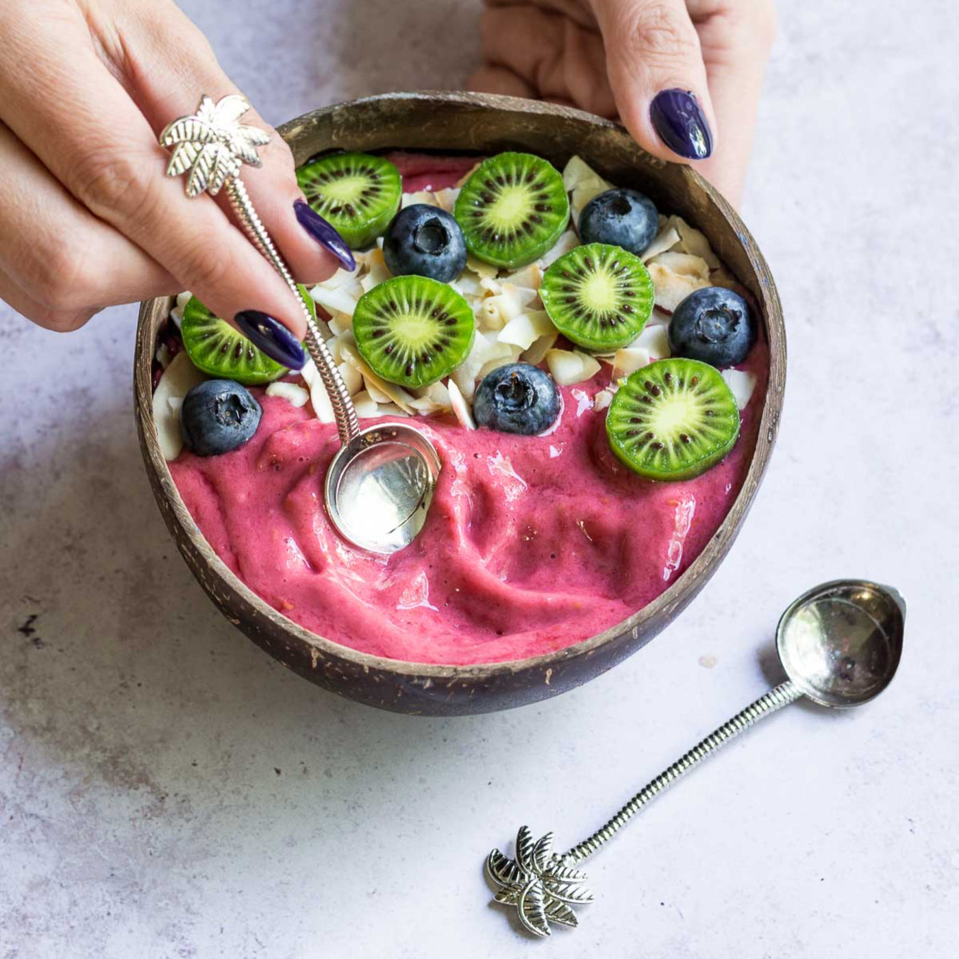 Vintage Palmtree Spoons (2 Pack) - Rawnice