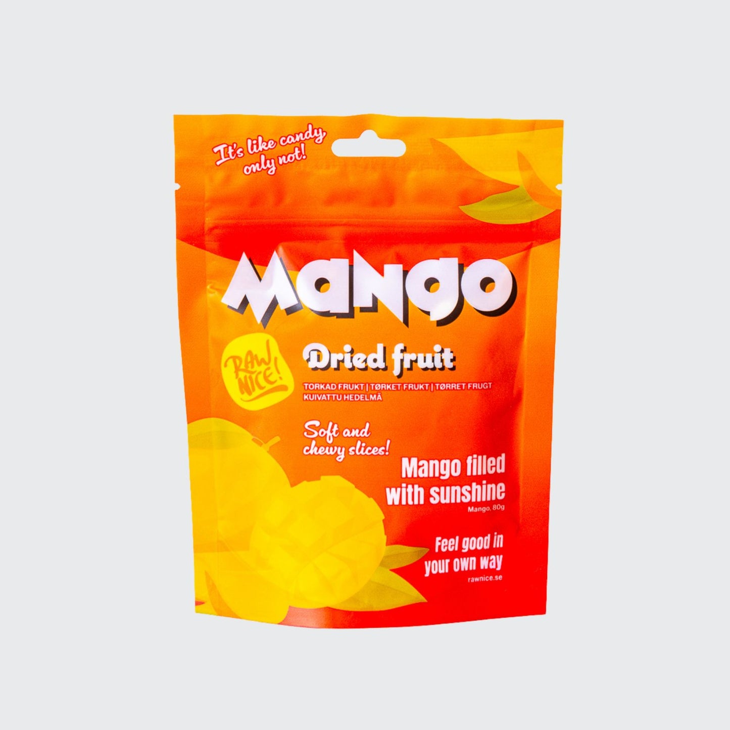 Mango essiccato 80g / Scatola 18 pezzi