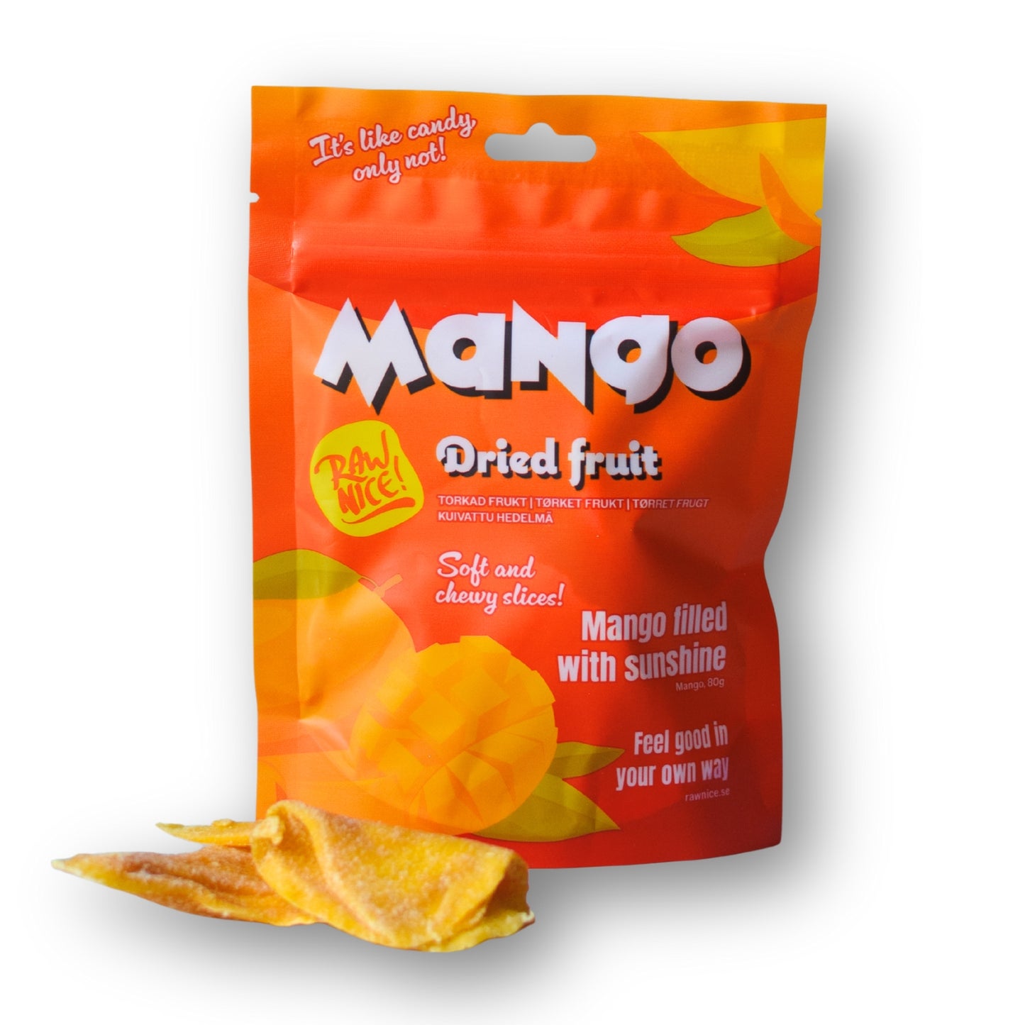 Mango essiccato 80g / Scatola 18 pezzi