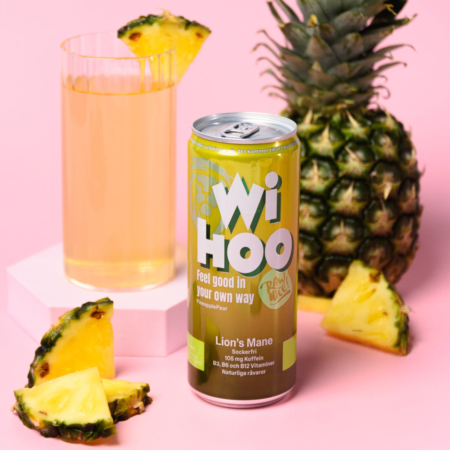 Wihoo Energy Drink - Ananas e Pera x 24