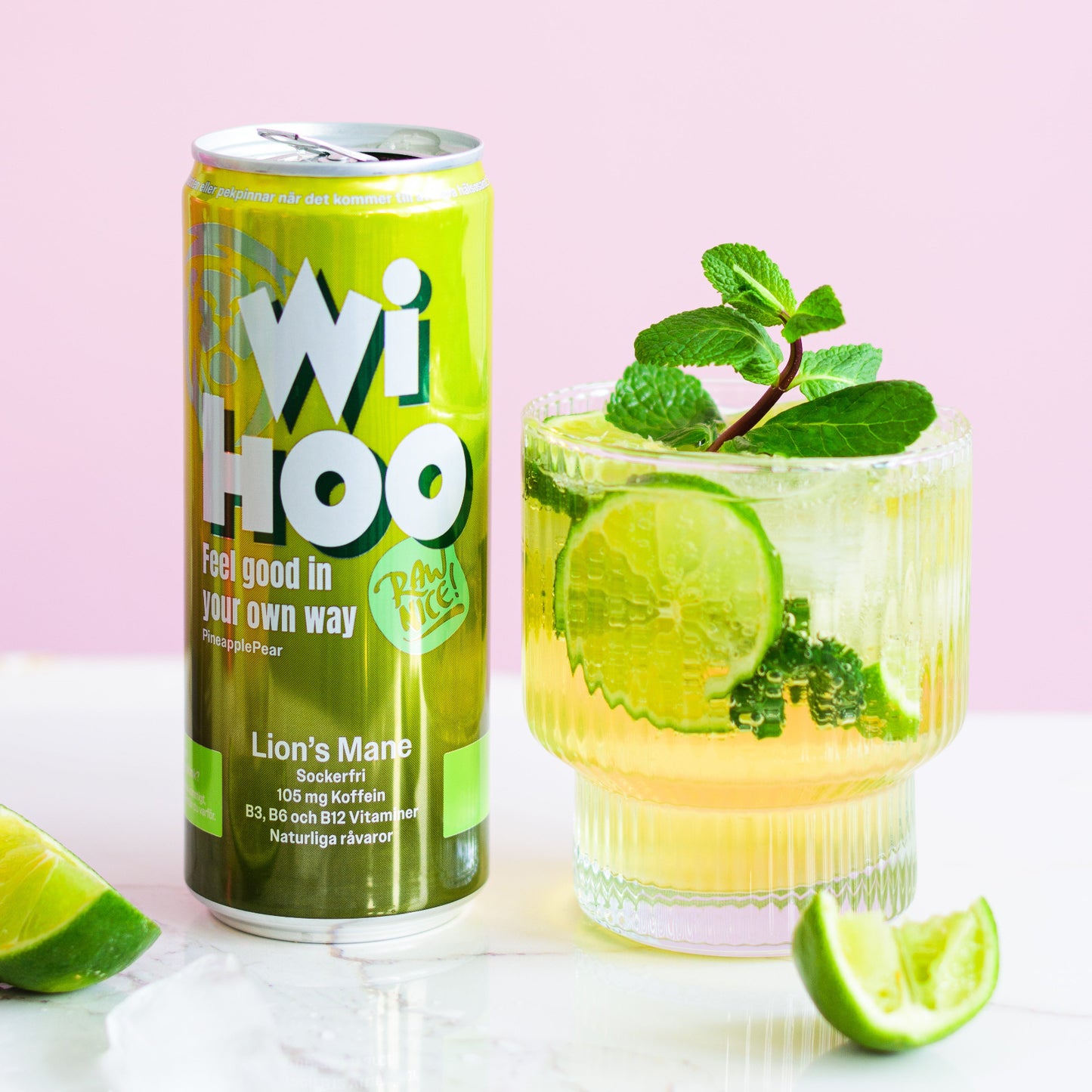 Wihoo Energy Drink - Ananas e Pera x 24